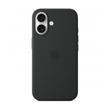 Apple MYY13ZM/A Silicone Case avec MagSafe for iPhone 16 - Black